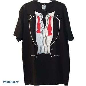 Tuxedo Graphic Tee Shirt